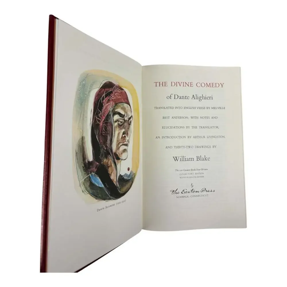 Easton Press The Divine Comedy Dante Alighieri 100 Greatest Series Collector Ed